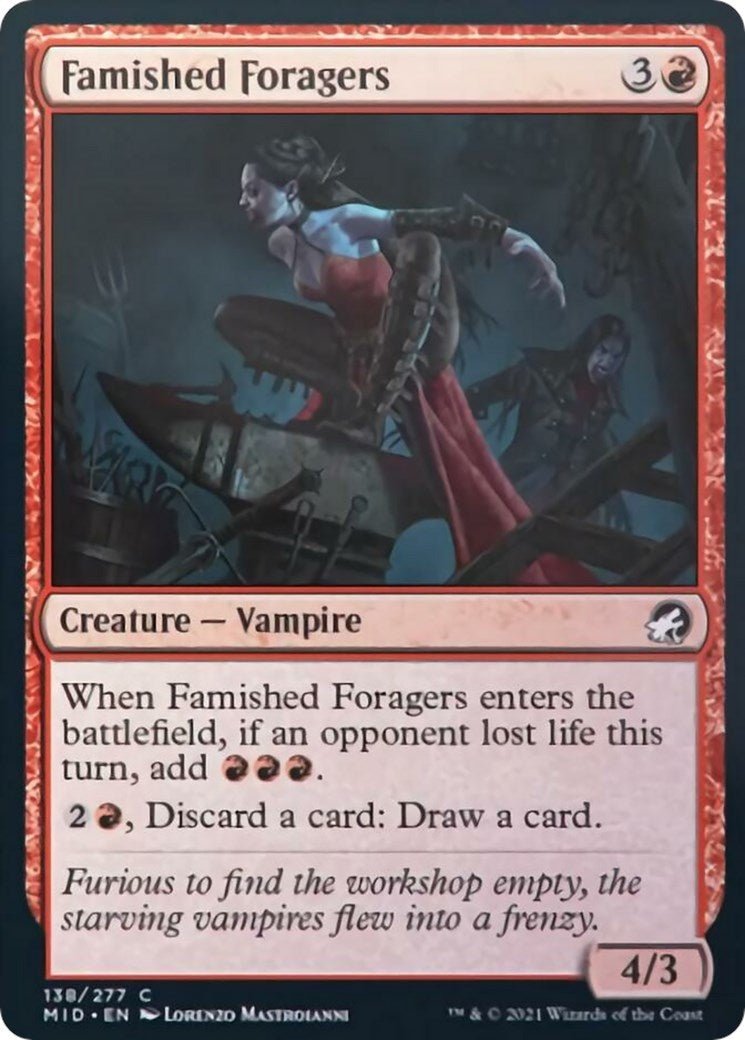 Famished Foragers [MID - 138] - Cartes Sportives Rive Sud