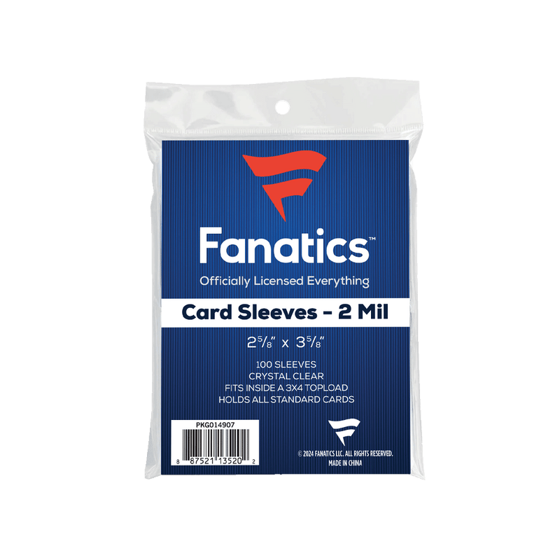 Fanatics Sports Soft Sleeves 100ct - Cartes Sportives Rive Sud