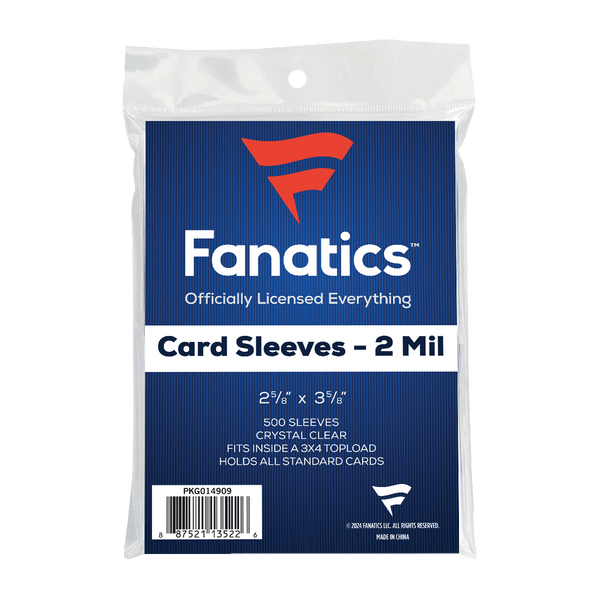 Fanatics Sports Soft Sleeves 500ct - Cartes Sportives Rive Sud