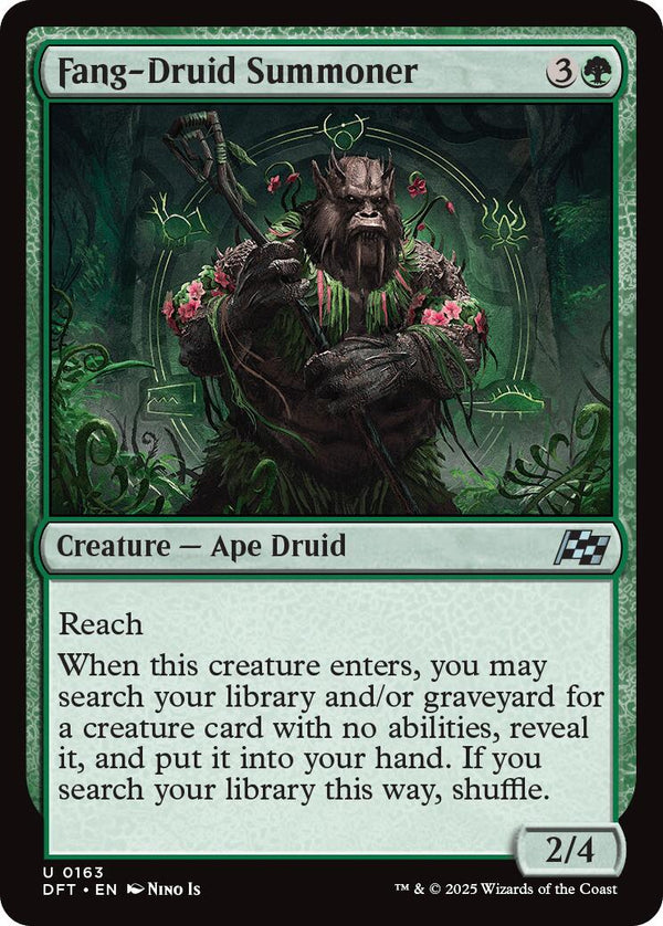 Fang - Druid Summoner [DFT - 163] - Cartes Sportives Rive Sud