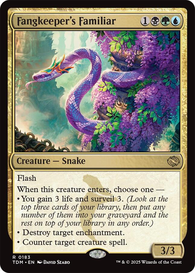 Fangkeeper's Familiar [TDM - 183] - Cartes Sportives Rive Sud