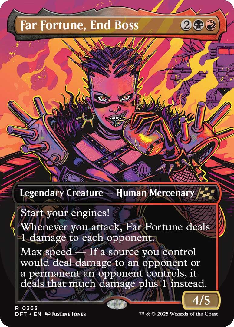 Far Fortune, End Boss (Borderless) [DFT - 363] - Cartes Sportives Rive Sud