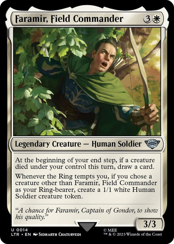 Faramir, Field Commander [LTR - 14] - Cartes Sportives Rive Sud