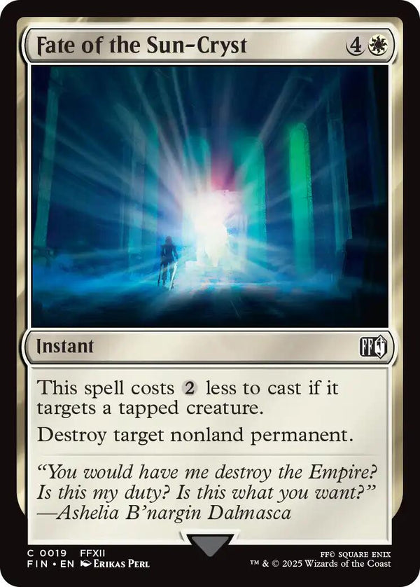 Fate of the Sun - Cryst [FIN - 19] - Cartes Sportives Rive Sud