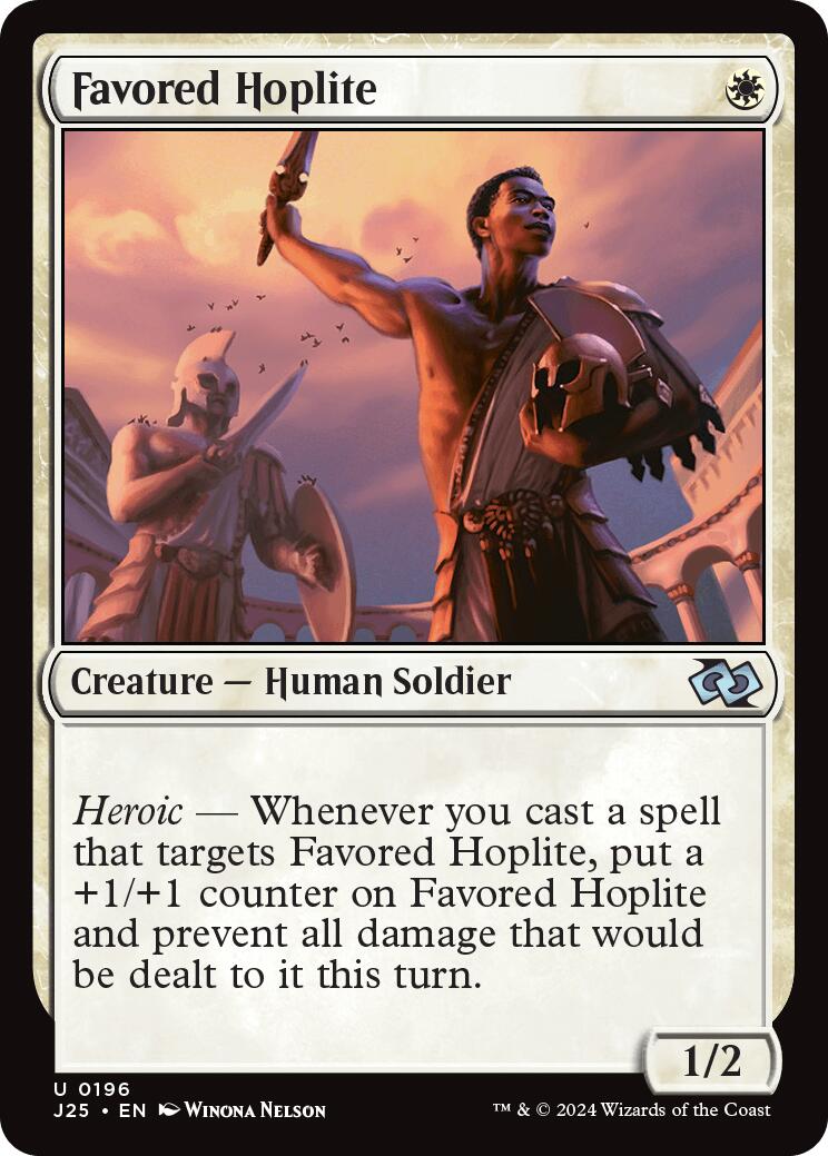 Favored Hoplite [J25 - 196] - Cartes Sportives Rive Sud