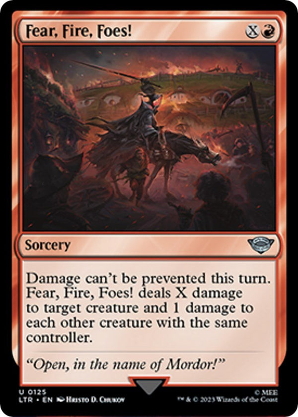 Fear, Fire, Foes! [LTR - 125] - Cartes Sportives Rive Sud