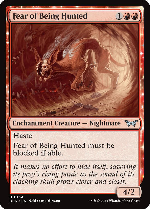 Fear of Being Hunted [DSK - 134] - Cartes Sportives Rive Sud