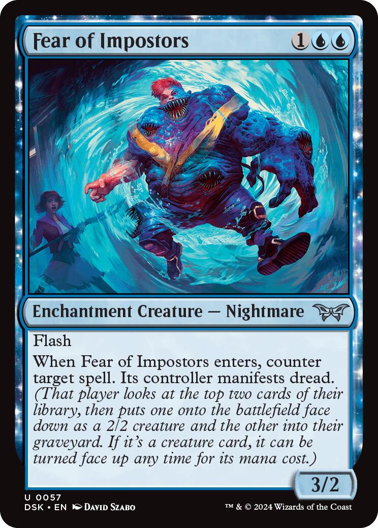 Fear of Impostors [DSK - 57] - Cartes Sportives Rive Sud