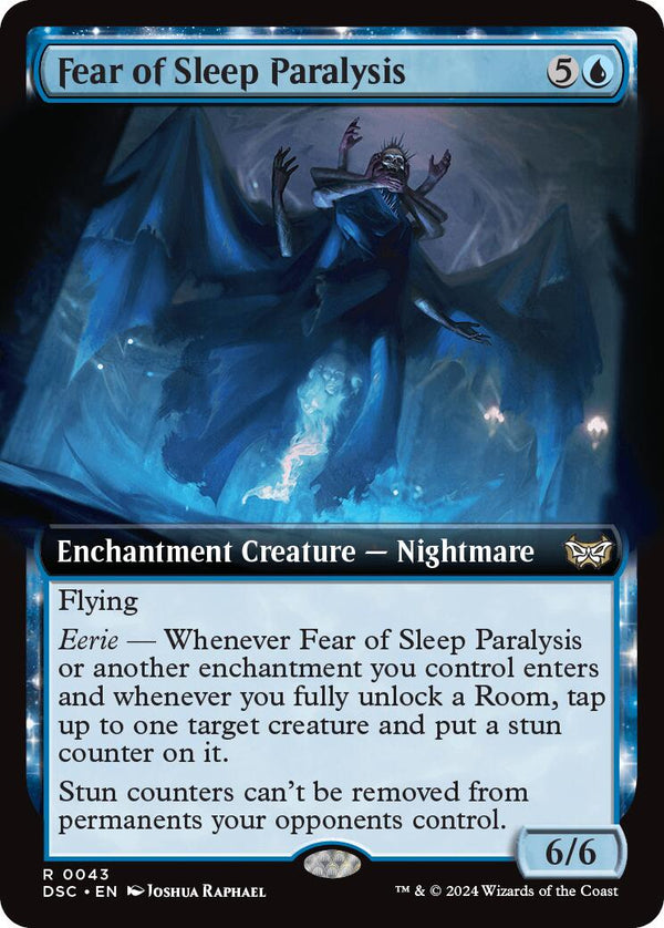 Fear of Sleep Paralysis (Extended Art) [DSC - 43] - Cartes Sportives Rive Sud