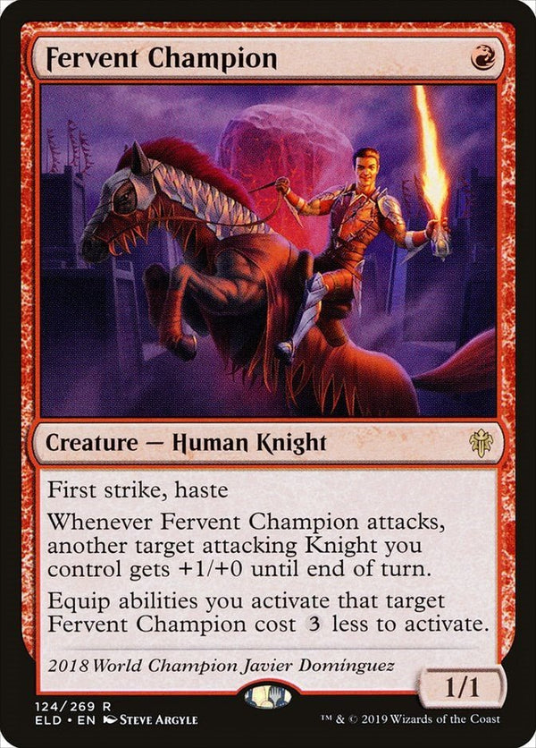 Fervent Champion [ELD - 124] - Cartes Sportives Rive Sud