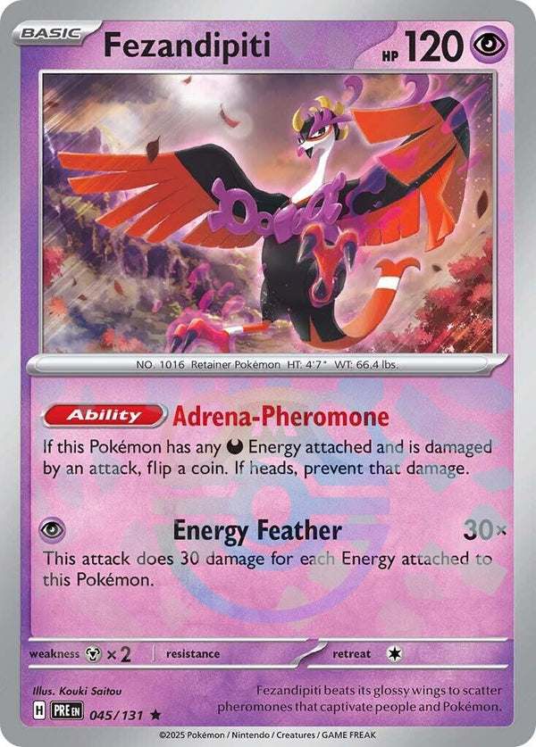 Fezandipiti (Master Ball Pattern) [PRE - 045/131] - Cartes Sportives Rive Sud