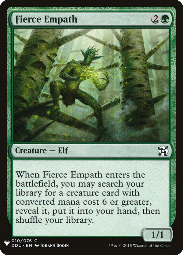 Fierce Empath [LIST - 10] - Cartes Sportives Rive Sud