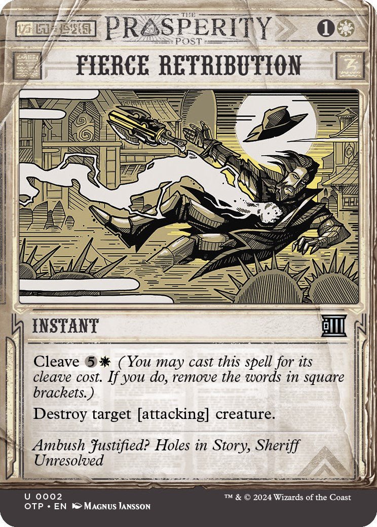 Fierce Retribution [OTP - 2] - Cartes Sportives Rive Sud