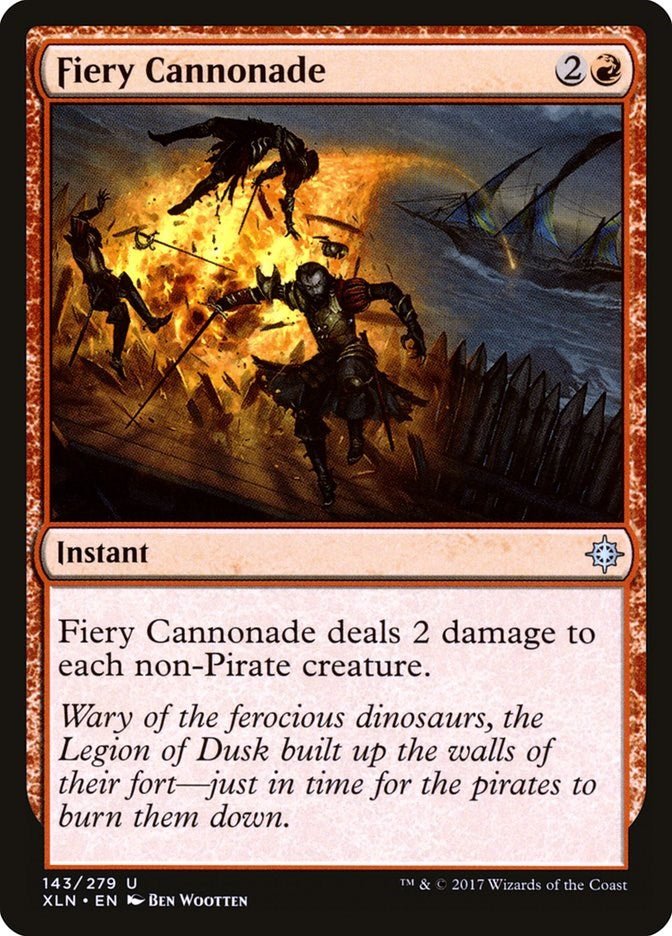 Fiery Cannonade [XLN - 143] - Cartes Sportives Rive Sud