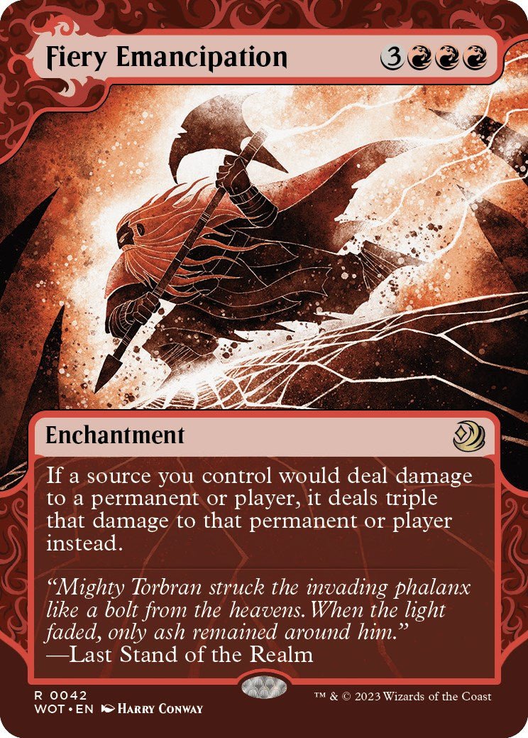 Fiery Emancipation [WOT - 42] - Cartes Sportives Rive Sud