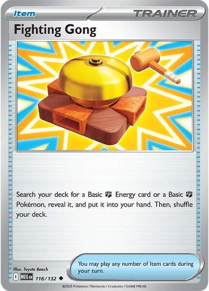 Fighting Gong - 116/132 [MEG - 116/132] - Cartes Sportives Rive Sud