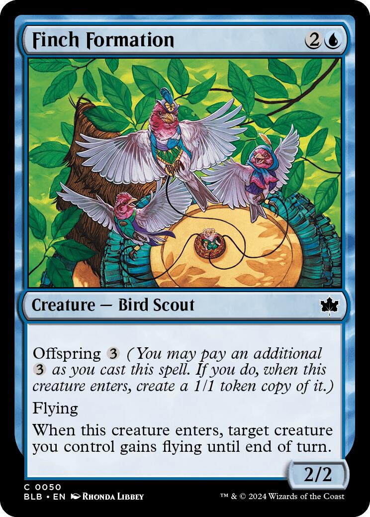 Finch Formation [BLB - 50] - Cartes Sportives Rive Sud