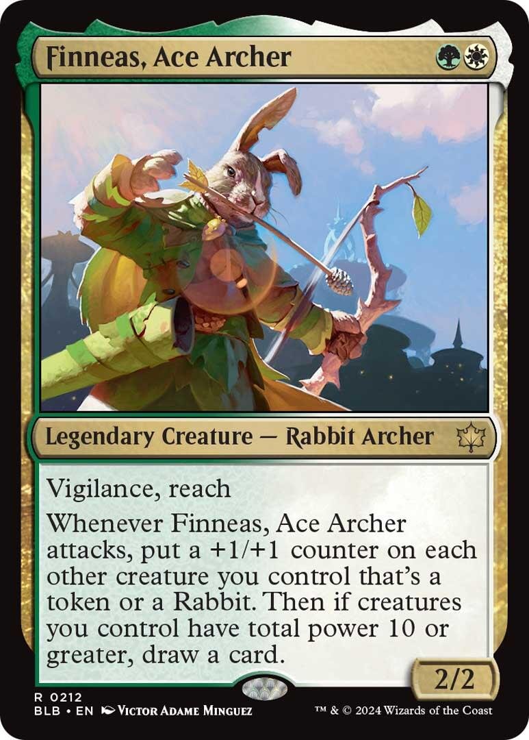 Finneas, Ace Archer [BLB - 212] - Cartes Sportives Rive Sud