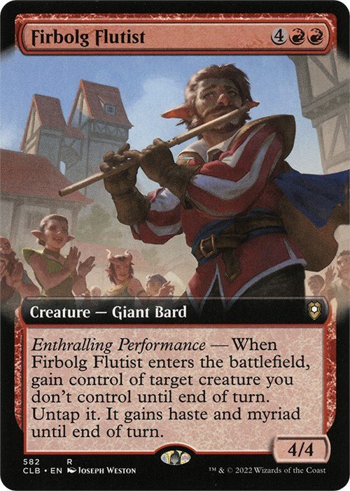 Firbolg Flutist (Extended Art) [CLB - 582] - Cartes Sportives Rive Sud