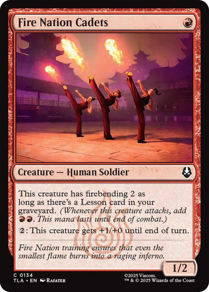 Fire Nation Cadets [TLA - 134] - Cartes Sportives Rive Sud