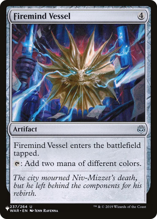 Firemind Vessel [LIST - 237/264] - Cartes Sportives Rive Sud