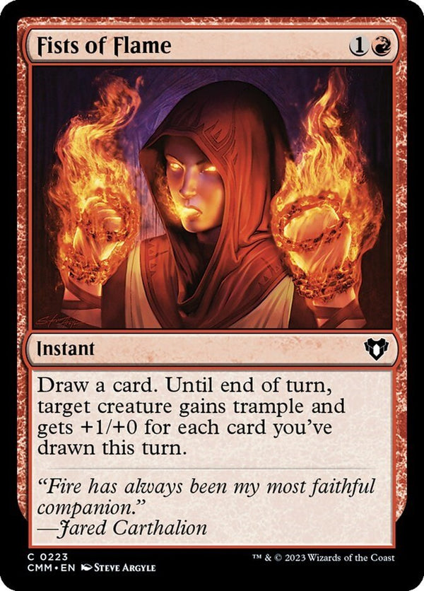 Fists of Flame [CMM - 223] - Cartes Sportives Rive Sud