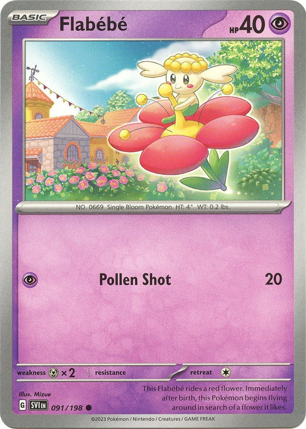 Flabebe [SVI - 091/198] - Cartes Sportives Rive Sud