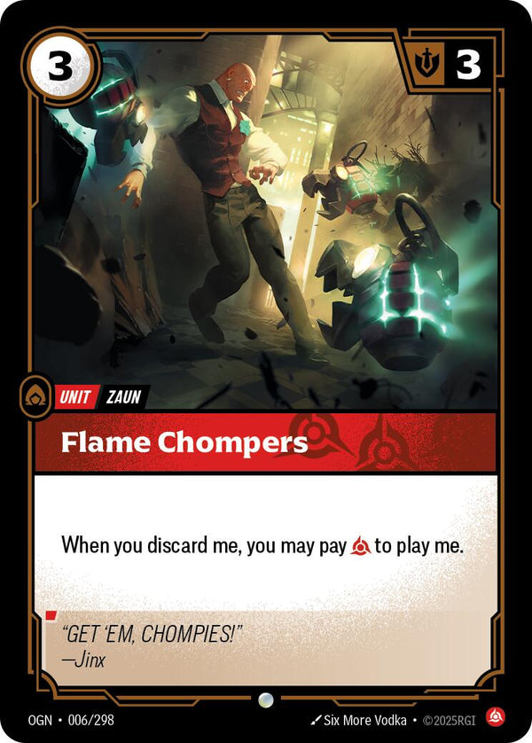Flame Chompers [OGN - 006/298] - Cartes Sportives Rive Sud
