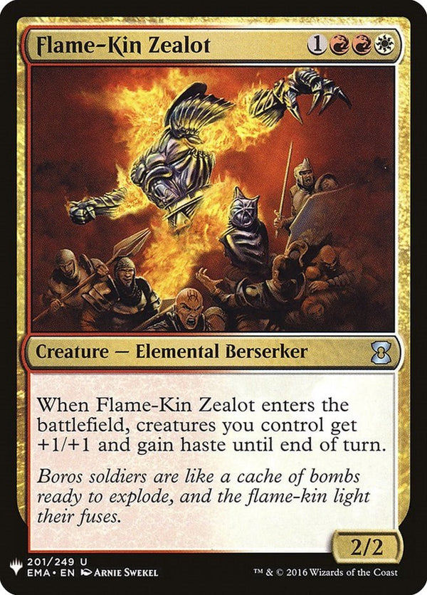 Flame - Kin Zealot [LIST - 201] - Cartes Sportives Rive Sud
