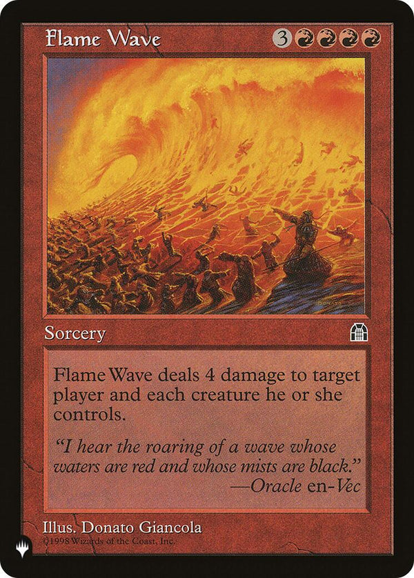 Flame Wave [LIST - 81] - Cartes Sportives Rive Sud