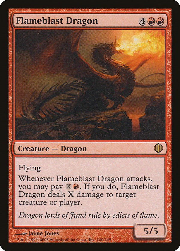 Flameblast Dragon [ALA - 100] - Cartes Sportives Rive Sud