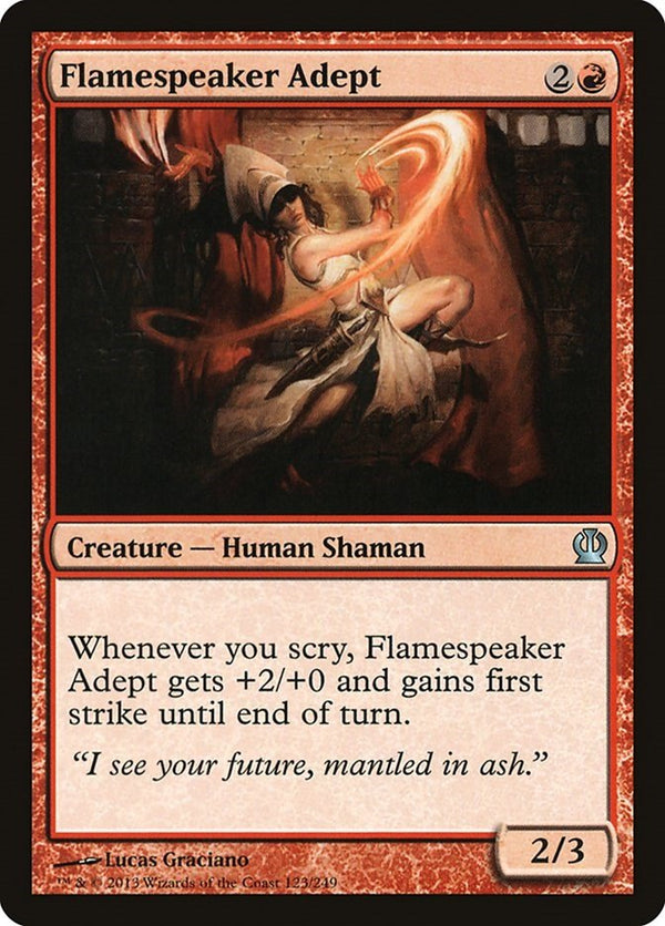 Flamespeaker Adept [THS - 123] - Cartes Sportives Rive Sud