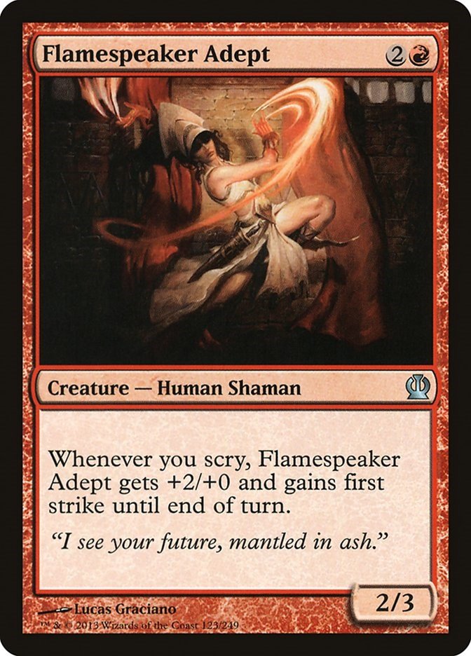 Flamespeaker Adept [THS - 123] - Cartes Sportives Rive Sud