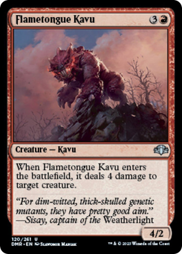 Flametongue Kavu [DMR - 120] - Cartes Sportives Rive Sud