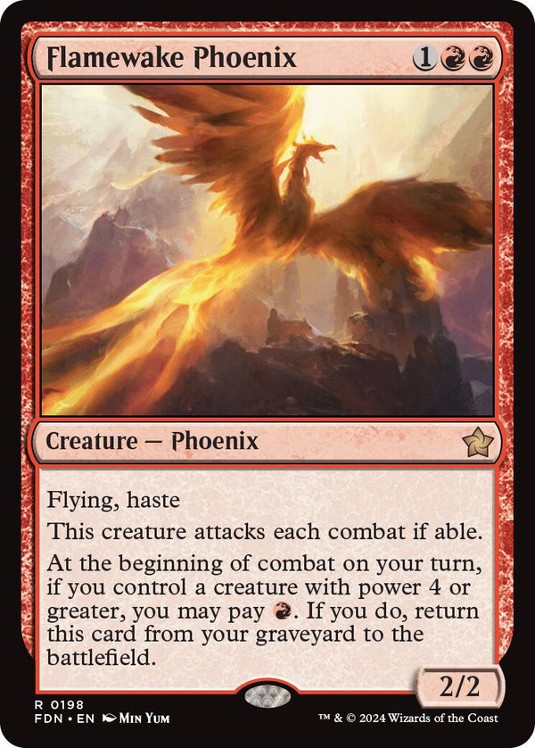 Flamewake Phoenix [FDN - 198] - Cartes Sportives Rive Sud