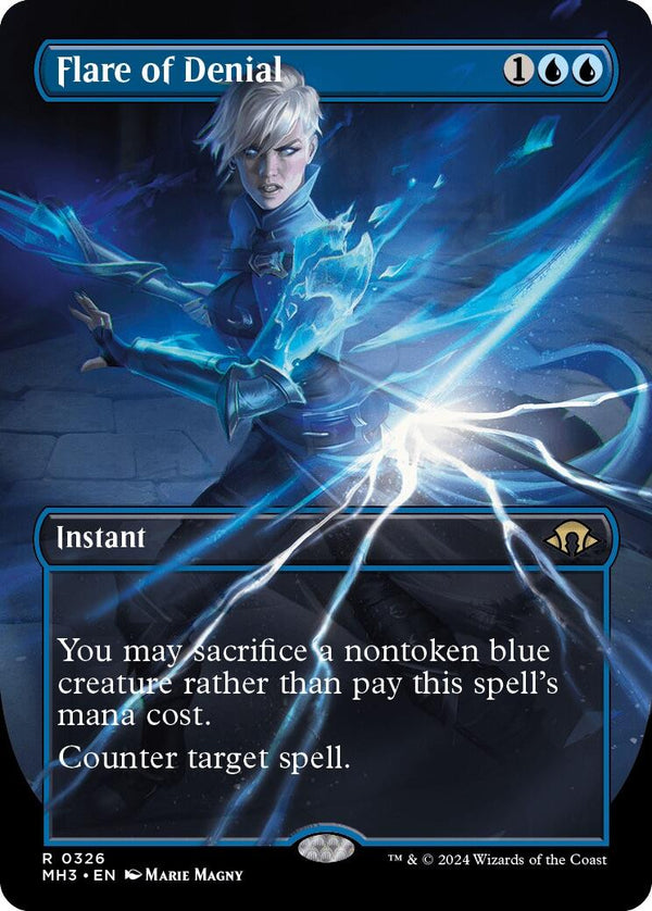 Flare of Denial (Borderless) [MH3 - 326] - Cartes Sportives Rive Sud