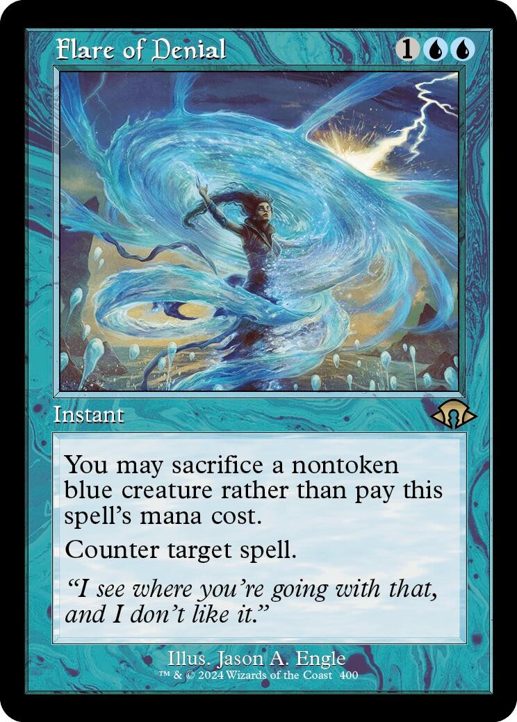 Flare of Denial (Retro Frame) [MH3 - 400] - Cartes Sportives Rive Sud