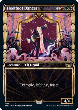 Fleetfoot Dancer (Showcase) [SNC - 308] - Cartes Sportives Rive Sud