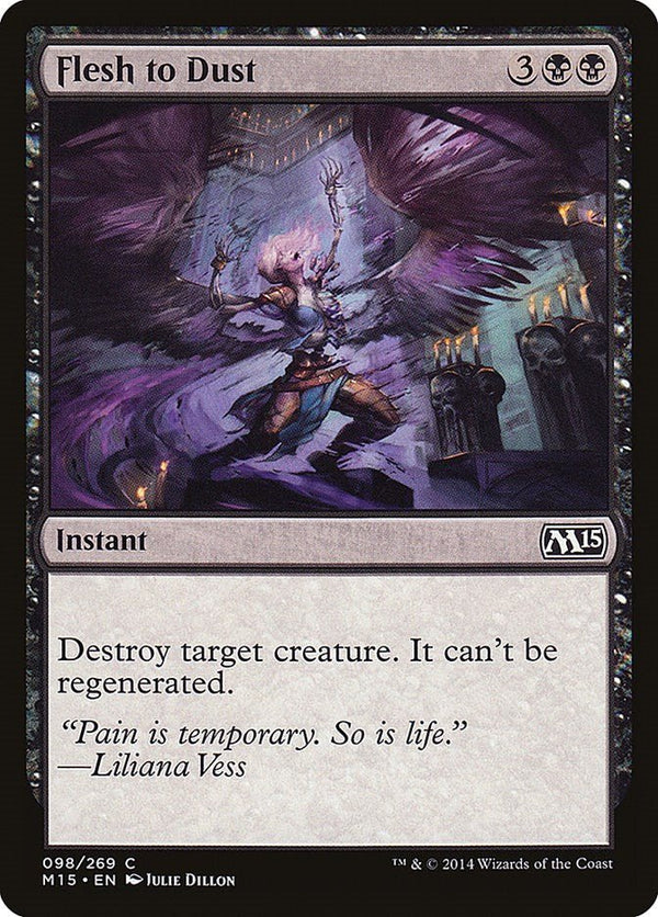 Flesh to Dust [M15 - 98] - Cartes Sportives Rive Sud