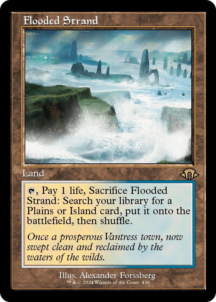 Flooded Strand (Retro Frame) [MH3 - 436] - Cartes Sportives Rive Sud