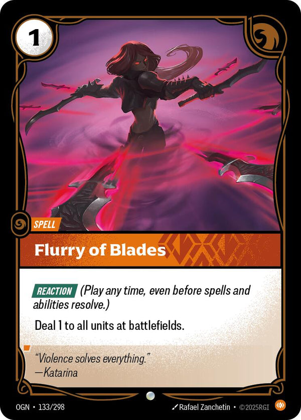 Flurry of Blades [OGN - 133/298] - Cartes Sportives Rive Sud