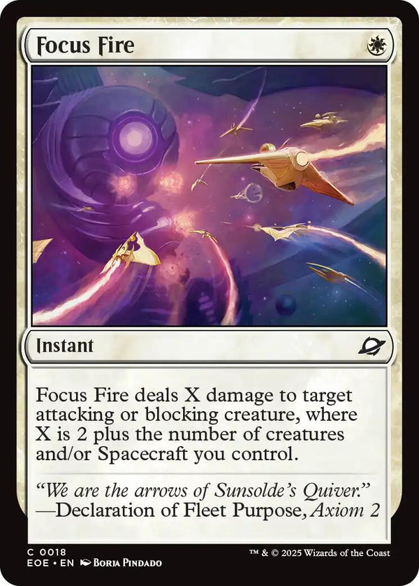 Focus Fire [EOE - 18] - Cartes Sportives Rive Sud
