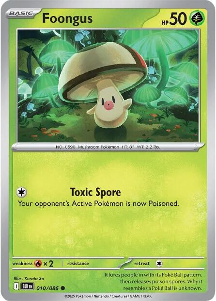 Foongus [BLK - 010/086] - Cartes Sportives Rive Sud