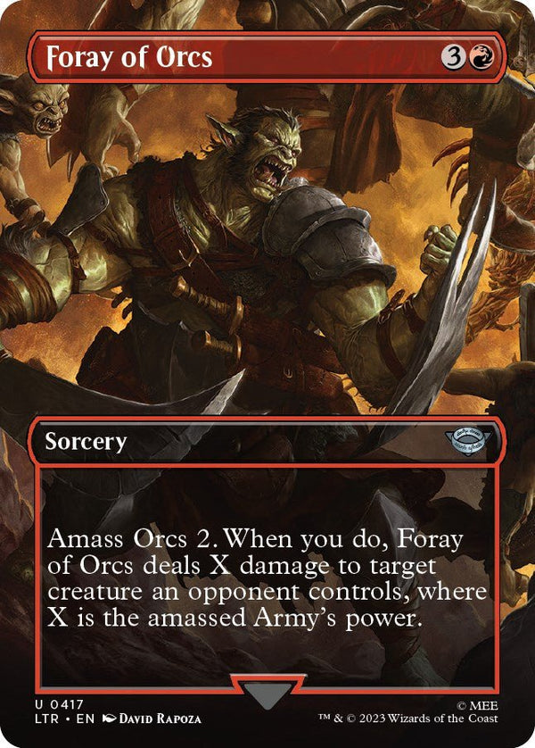 Foray of Orcs (Borderless) [LTR - 417] - Cartes Sportives Rive Sud