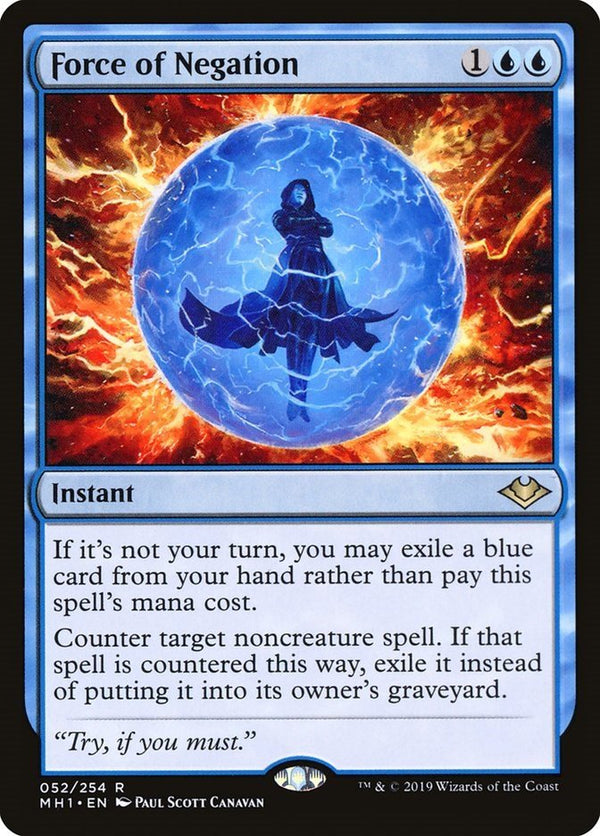 Force of Negation [MH1 - 52] - Cartes Sportives Rive Sud