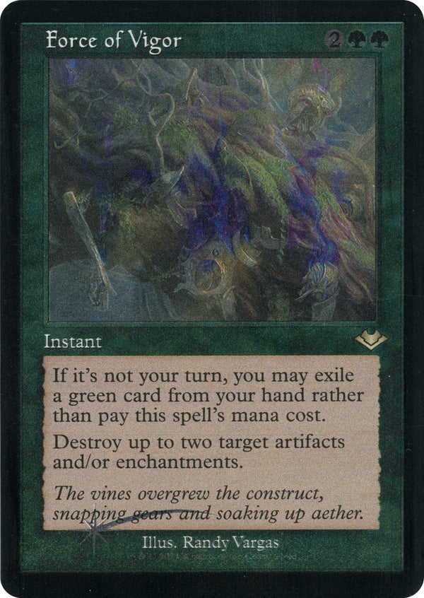 Force of Vigor (Retro Frame) (Foil Etched) [MH1 - 21] - Cartes Sportives Rive Sud