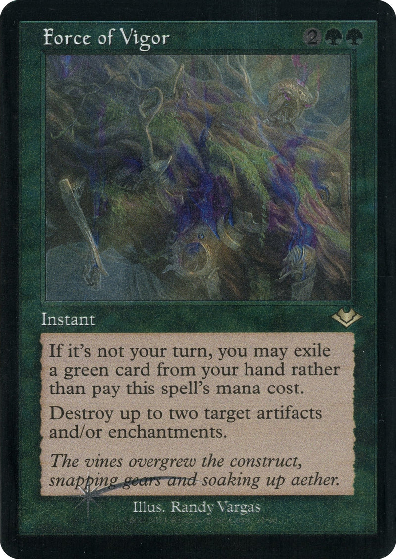 Force of Vigor (Retro Frame) (Foil Etched) [MH1 - 21] - Cartes Sportives Rive Sud