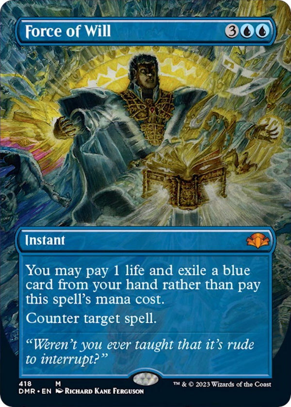 Force of Will (Borderless) [DMR - 418] - Cartes Sportives Rive Sud