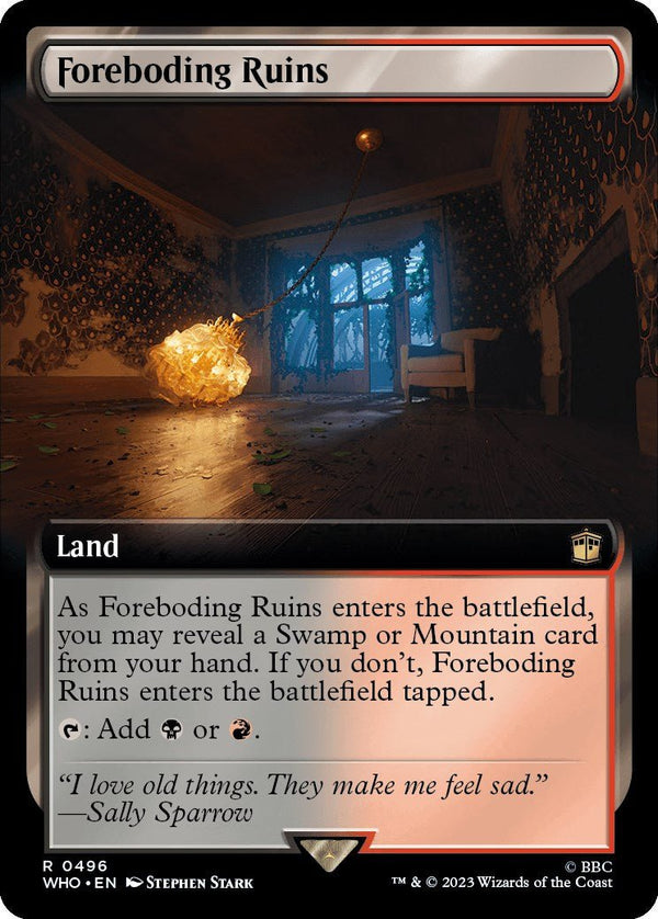 Foreboding Ruins (Extended Art) [WHO - 496] - Cartes Sportives Rive Sud