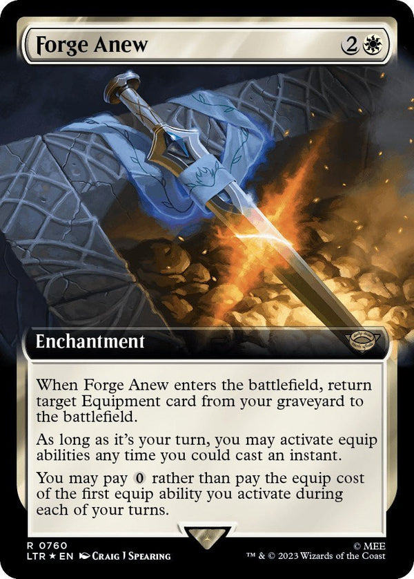 Forge Anew (Extended Art) (Surge Foil) [LTR - 760] - Cartes Sportives Rive Sud